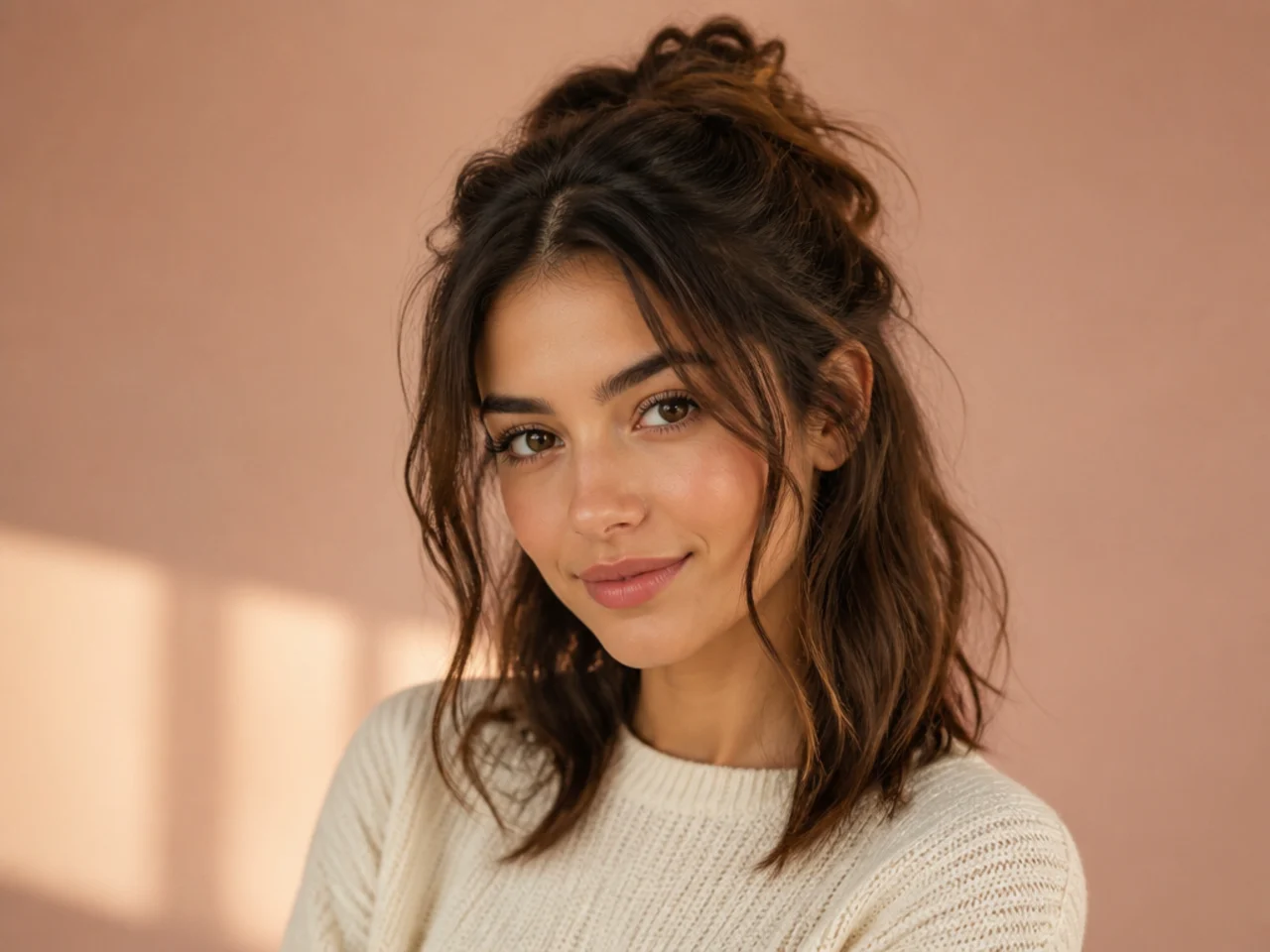 Messy Half-Up