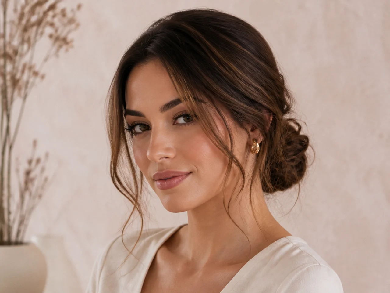 Tied Low Bun