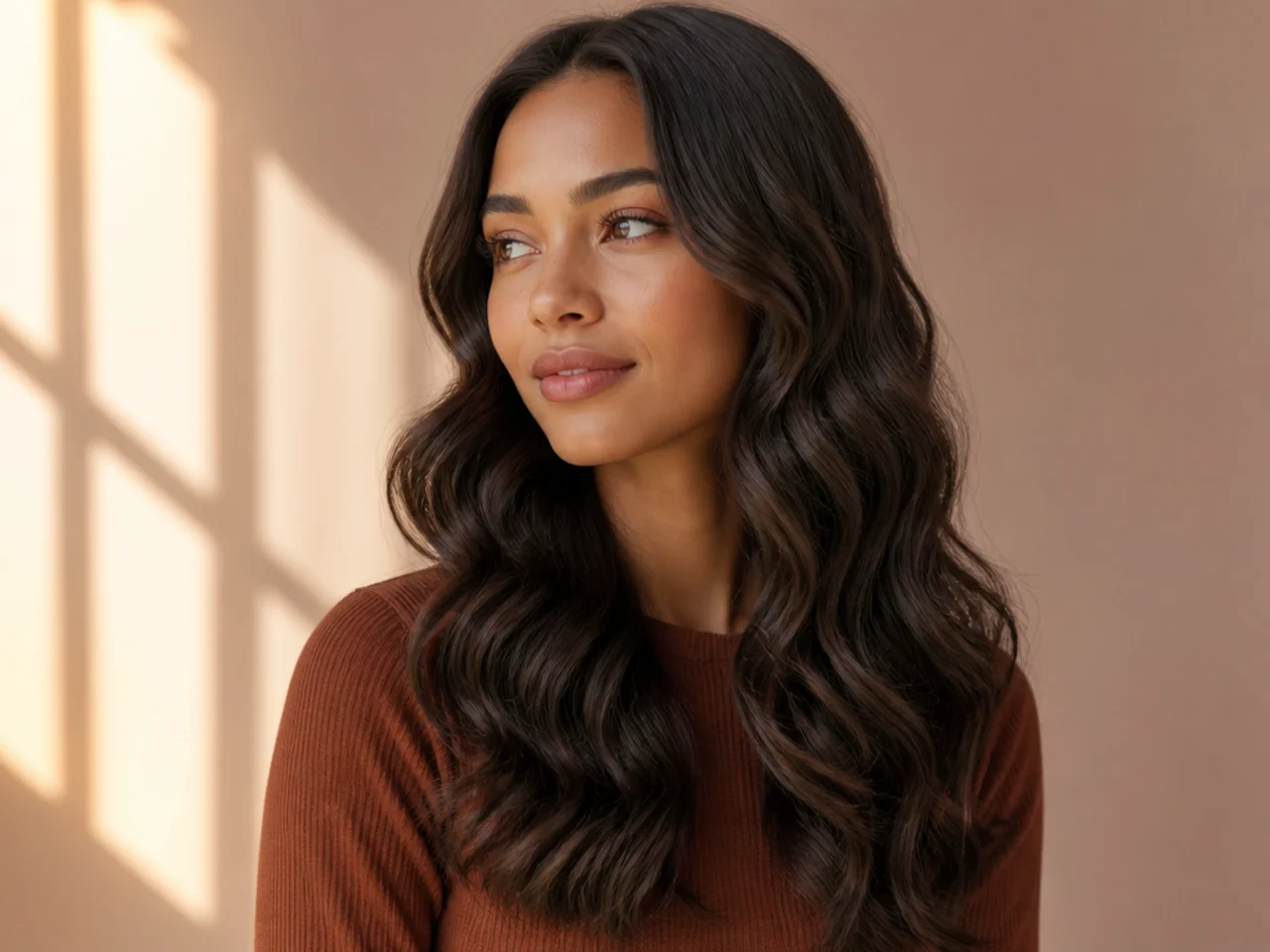 Waves from an overnight plait