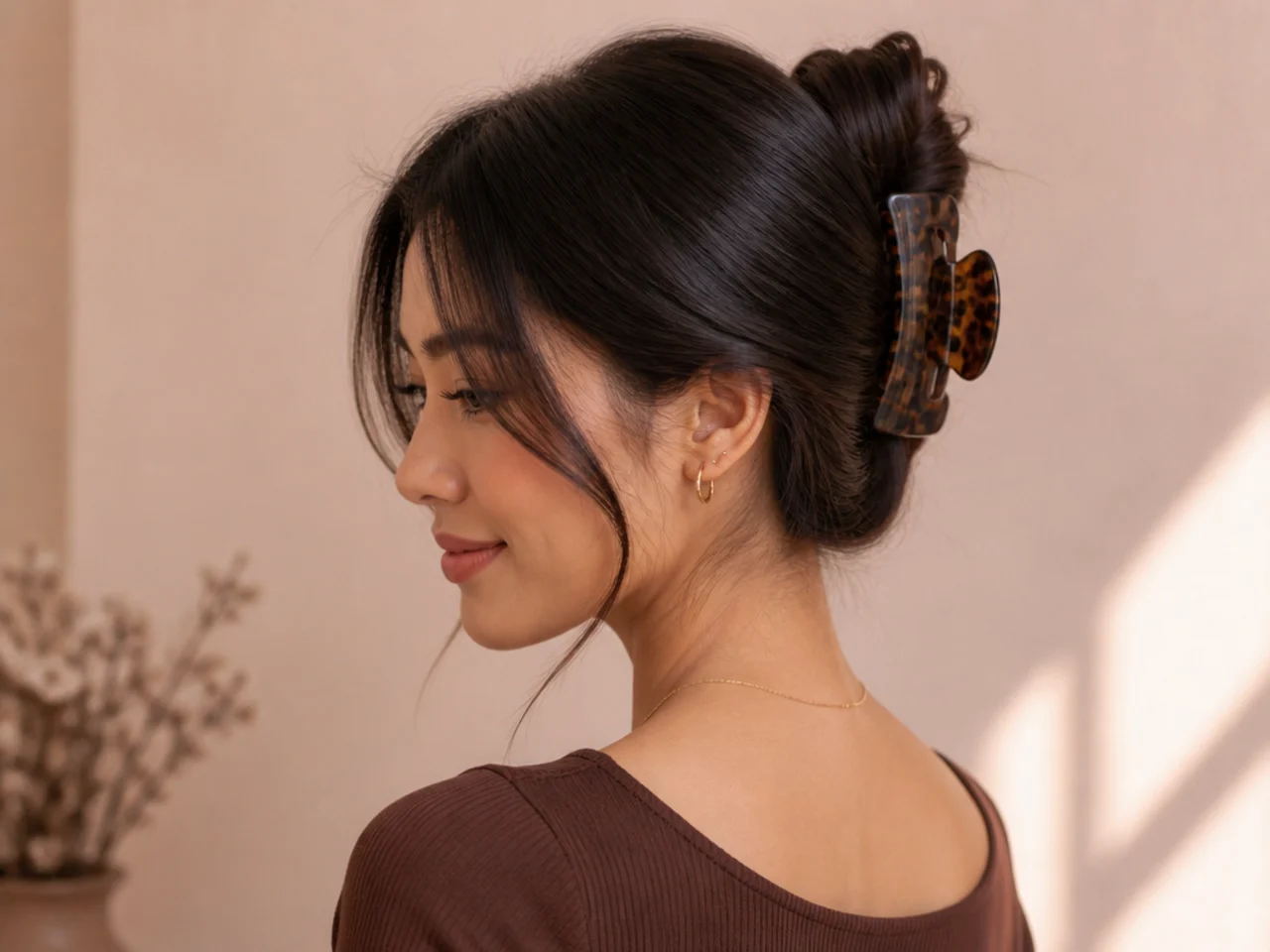 A claw clip twist