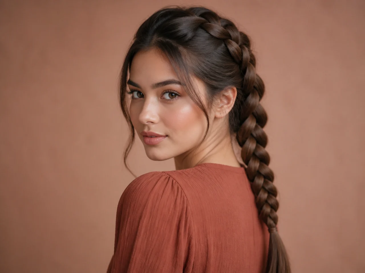 A single Dutch braid