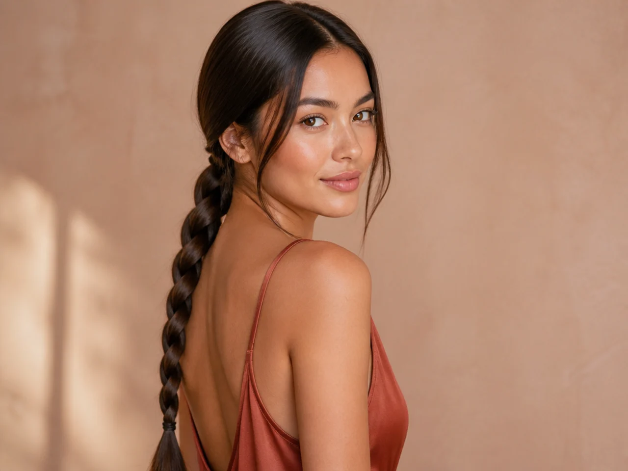 A single plait