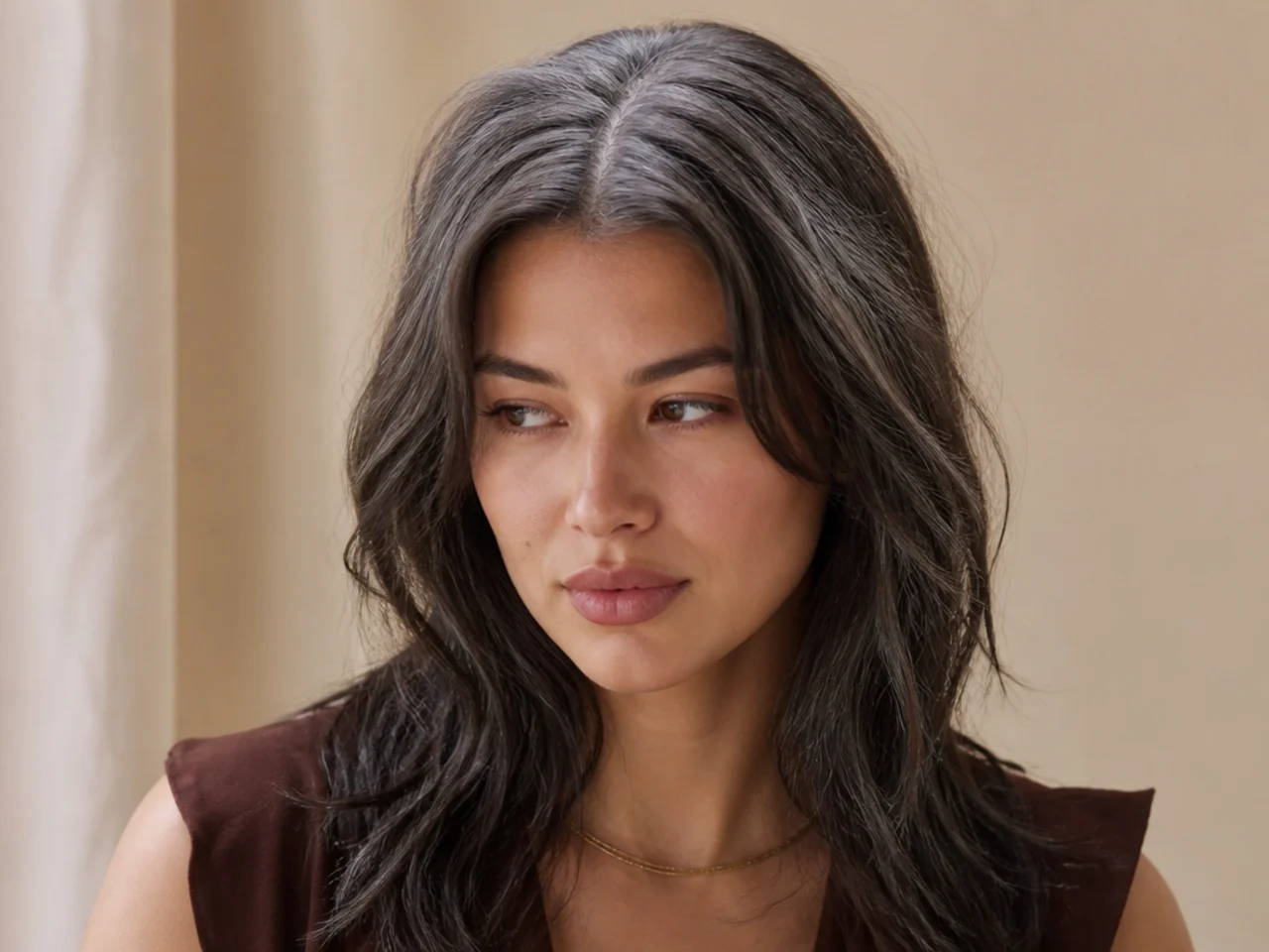 Built-up dry shampoo leaving a dull grey cast