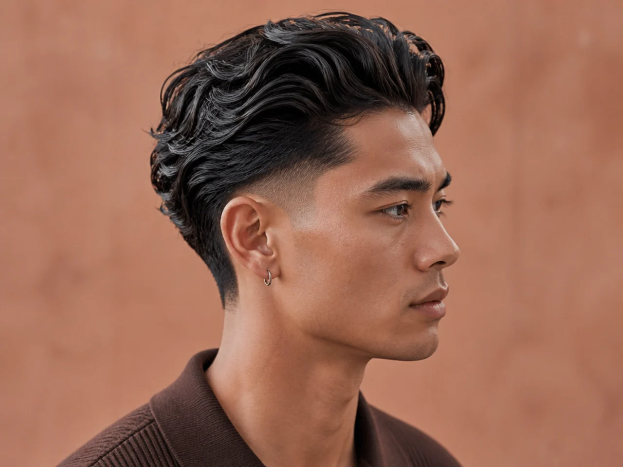 Wavy disconnected slick back on 2B waves with natural S-pattern preserved over the hard line