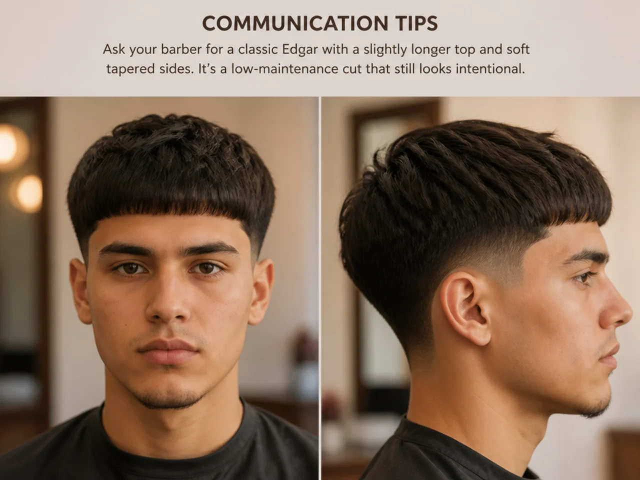 How to Ask Your Barber for an Edgar Haircut