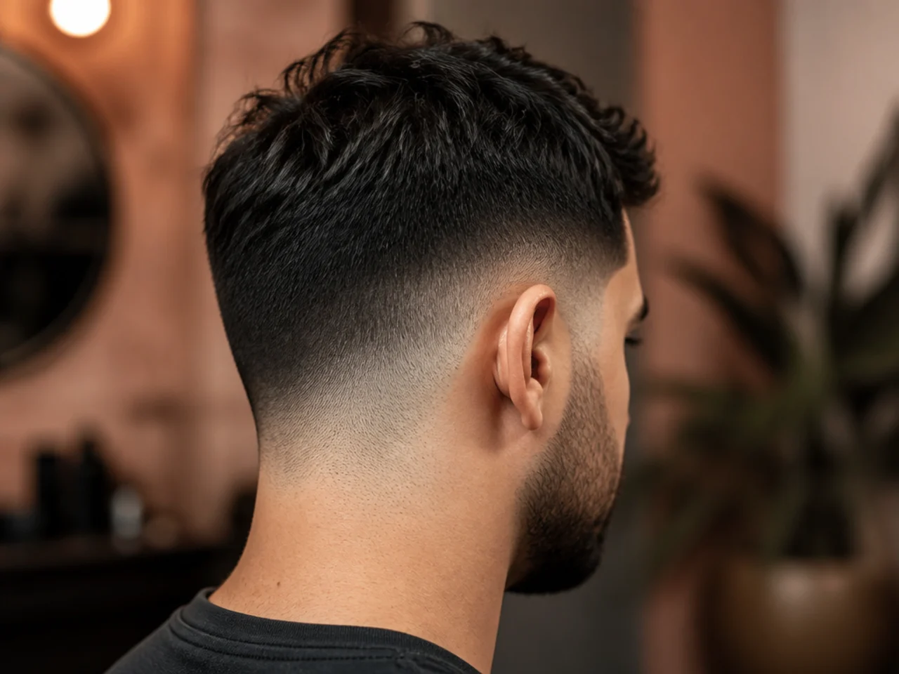 A shadow fade left at a number one
