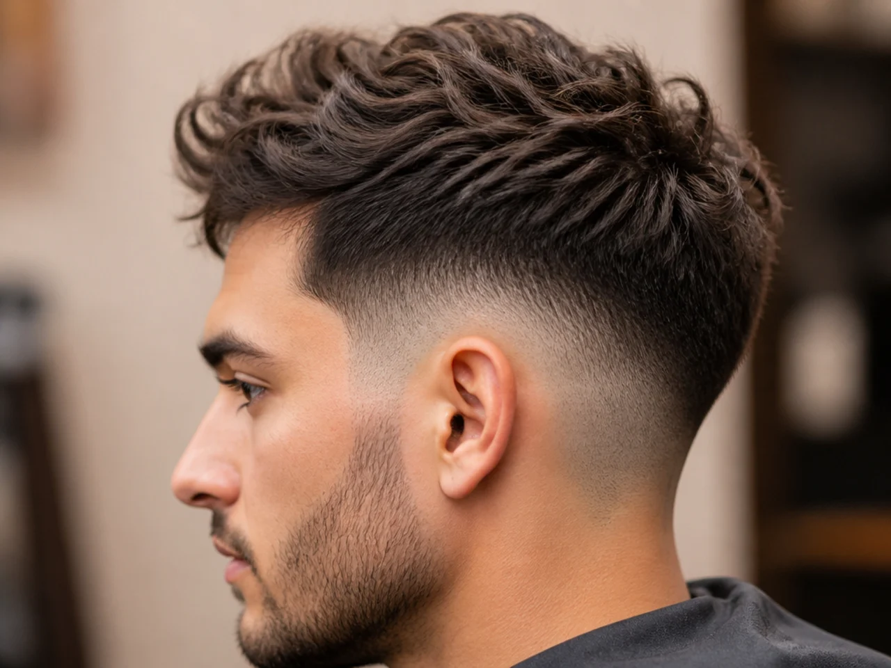 A blurry fade with no visible line