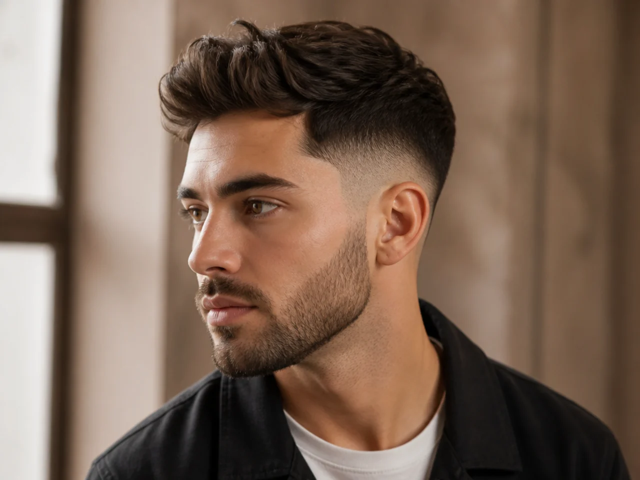 A mid taper fade