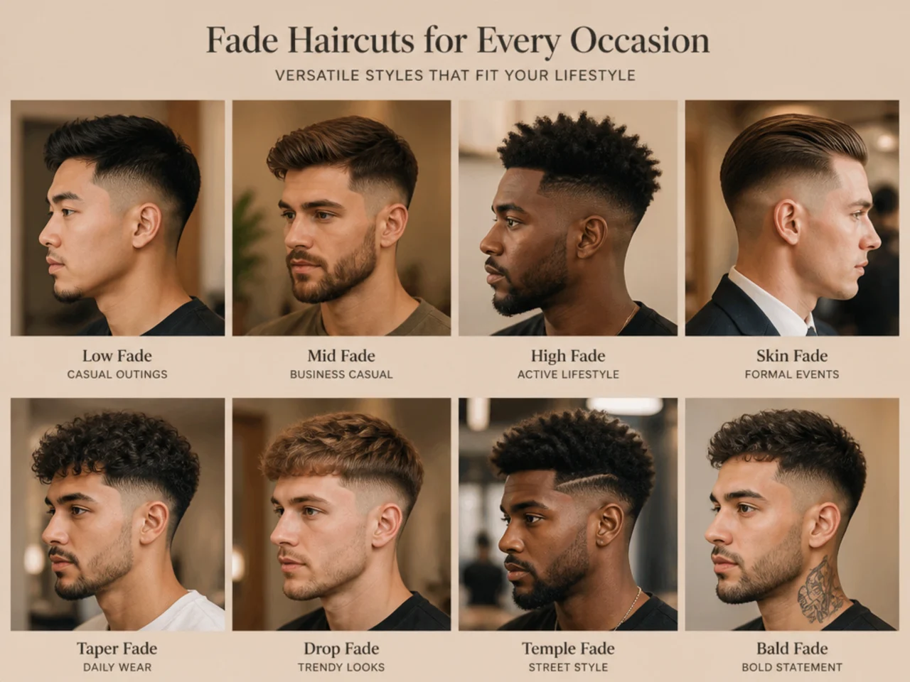 Fade Haircuts for Every Occasion