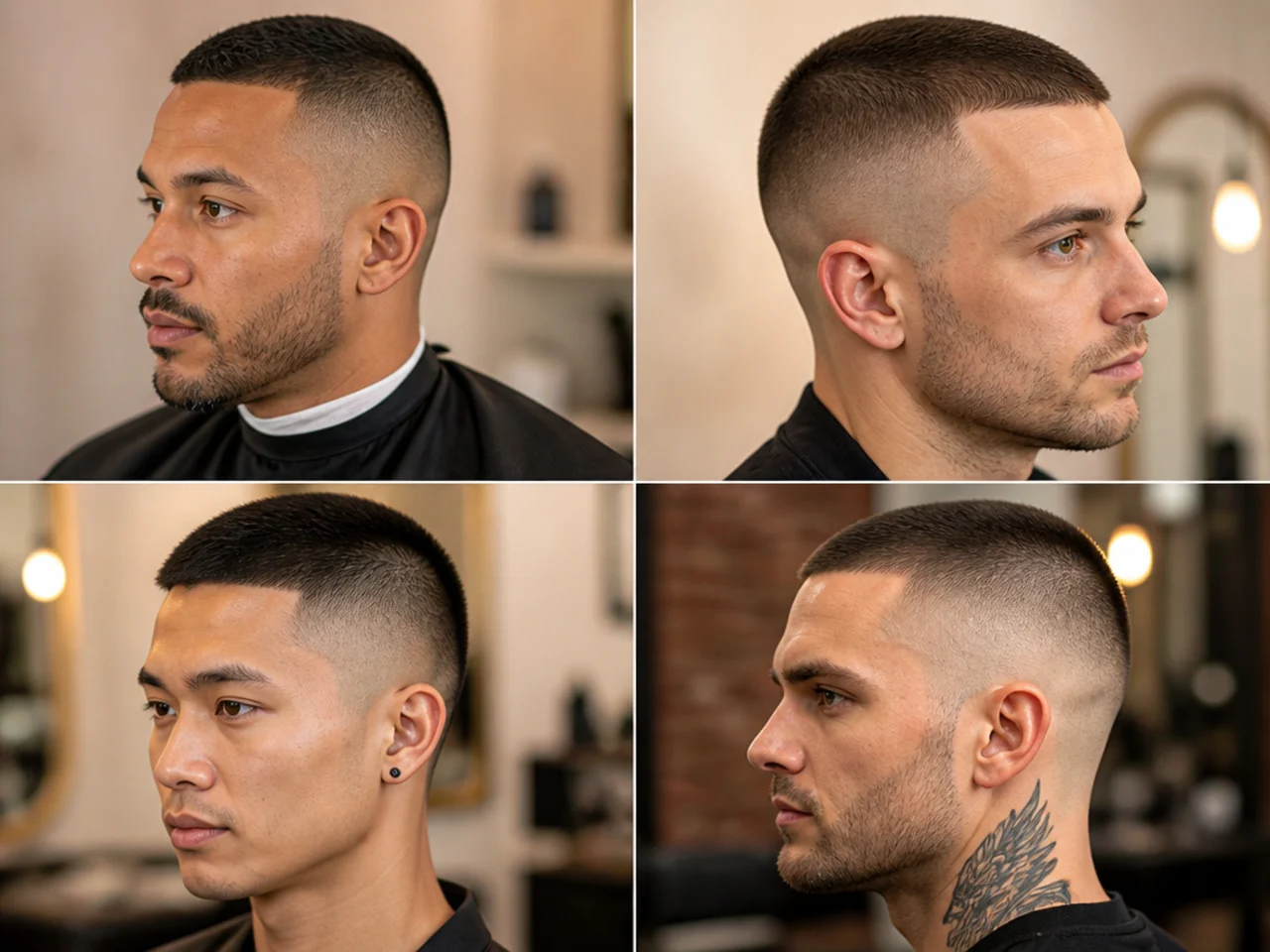 Fade With Buzz Cut
