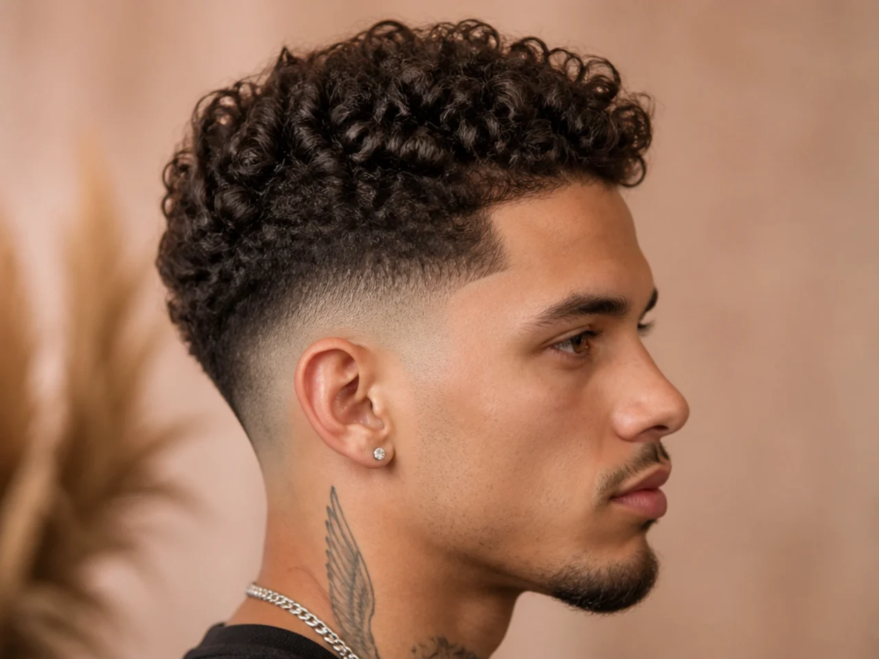 Fade With Curly Hair