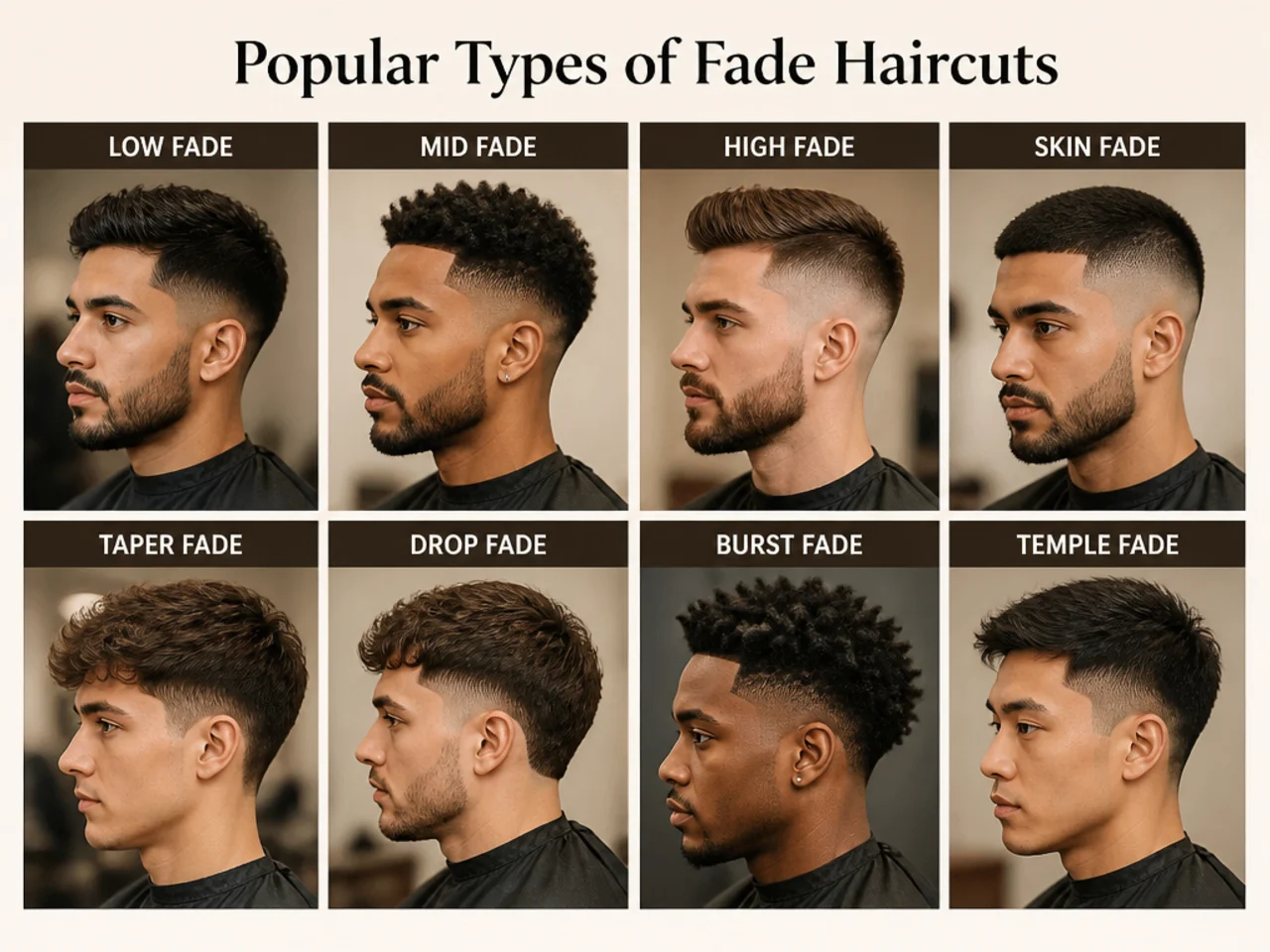Popular Types of Fade Haircuts