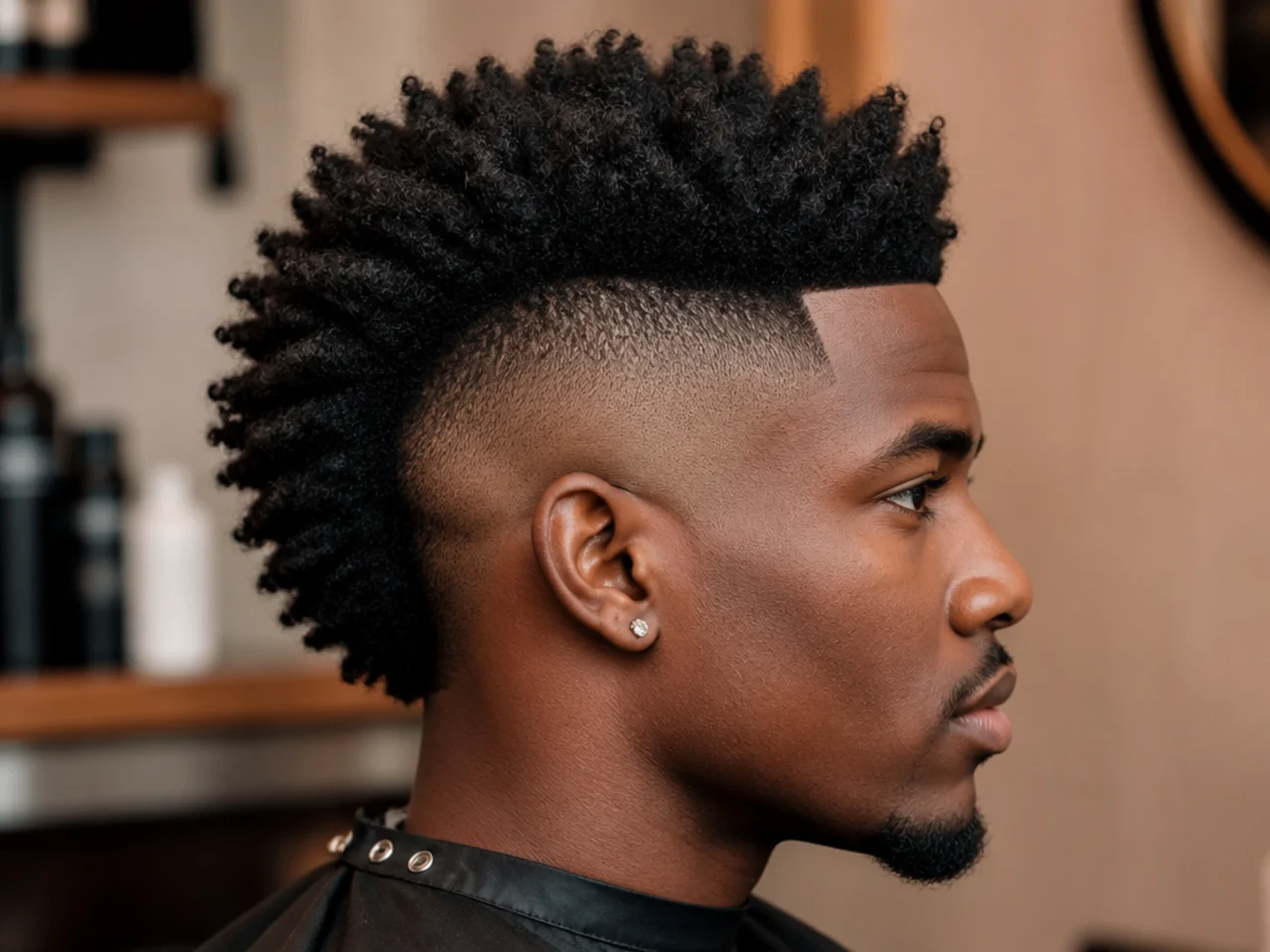 Burst Fade Mohawk