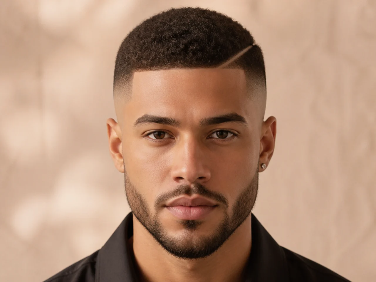 A bald fade with a high start