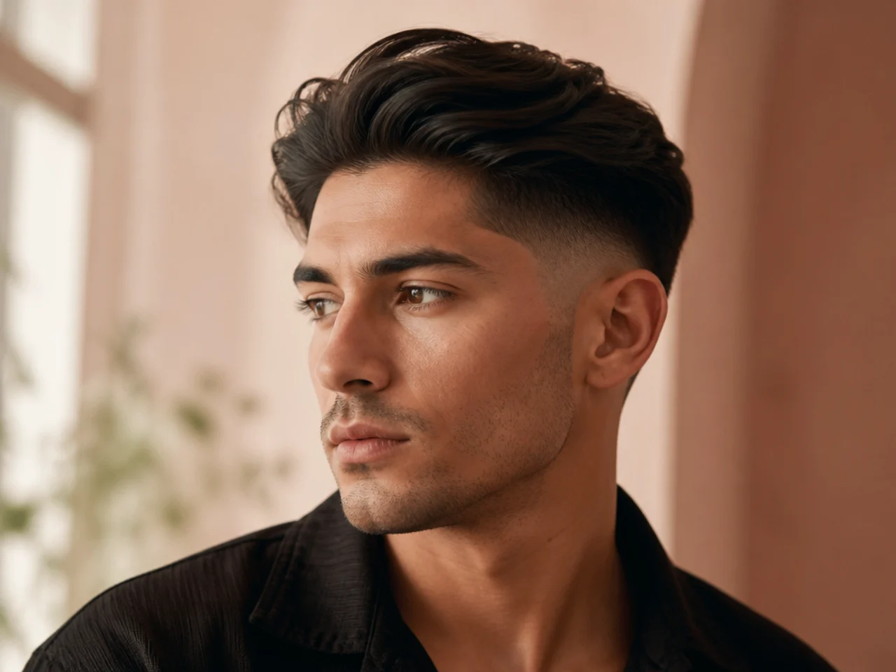 A long top blended into a fade