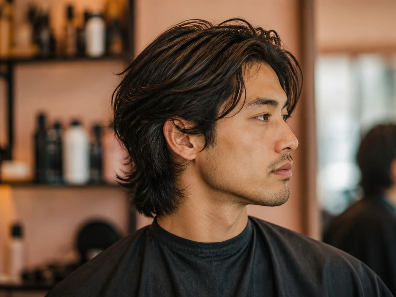 Illustrated common flow haircut problems and their fixes — flat crown, forward-flopping sides, frizzy ends