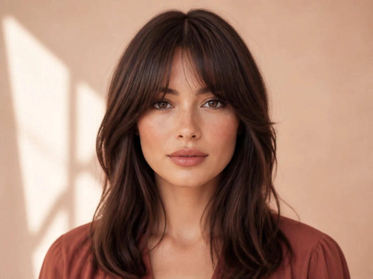 A long rounded fringe