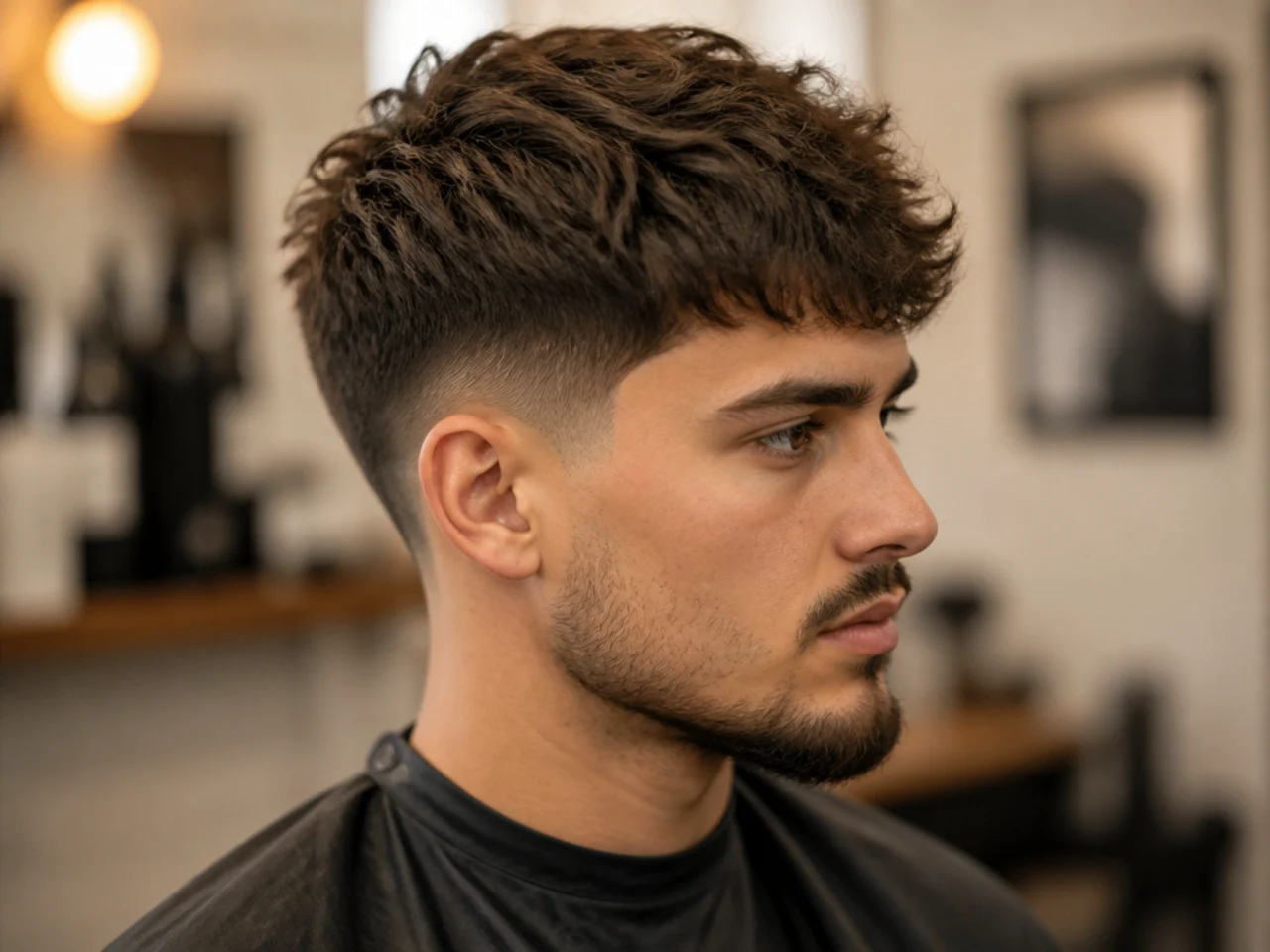 Fluffy French Crop with Tapered Sides