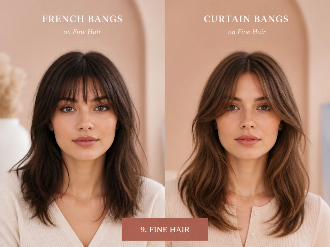 Both cuts on fine hair
