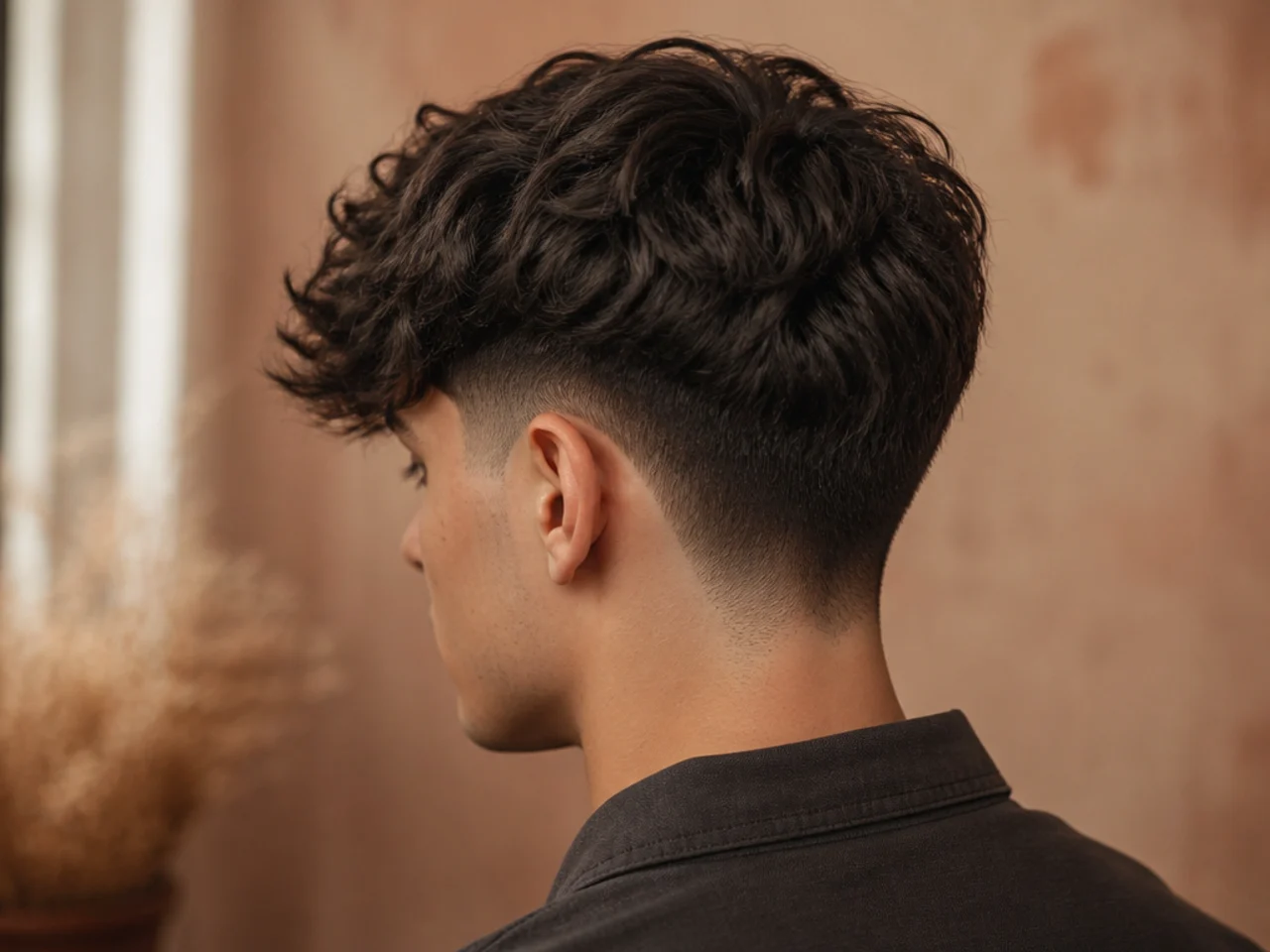 A wavy fringe with a mid taper