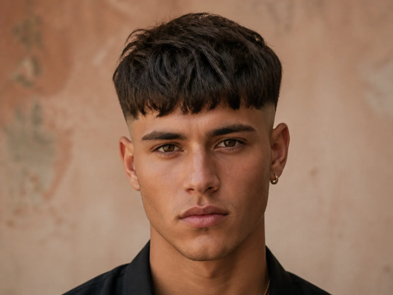 A disconnected fringe with a hard step at the sides