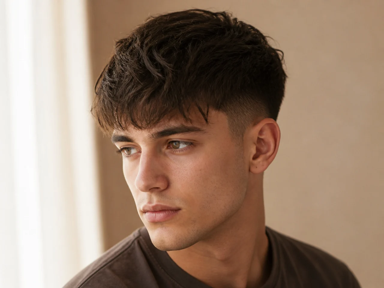 A fringe photographed at week four of growth