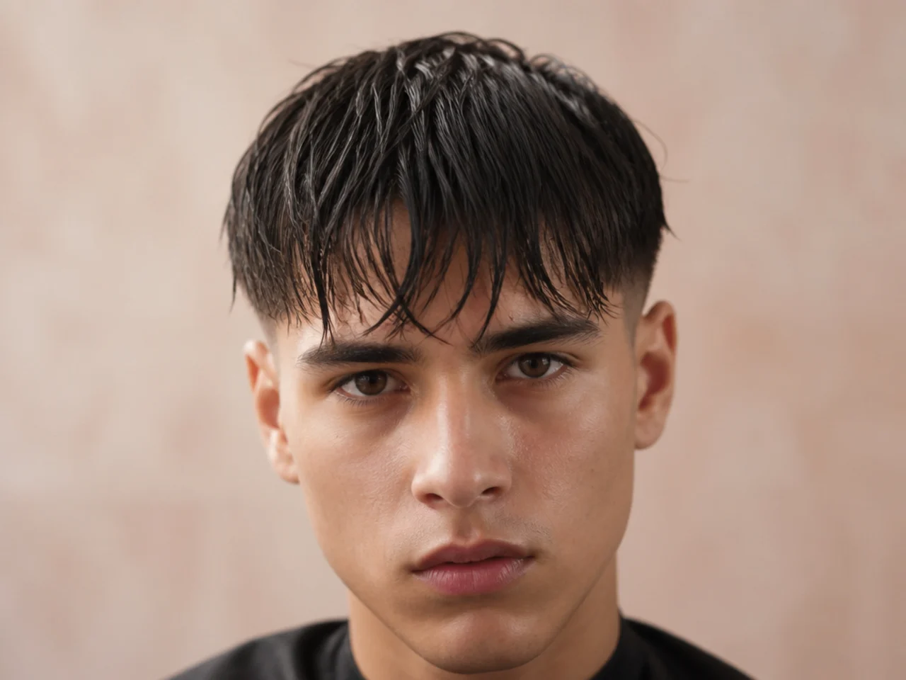 A wet-hair reference photo that will not translate to dry