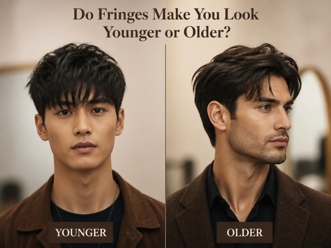 Do fringes make you look younger or older?