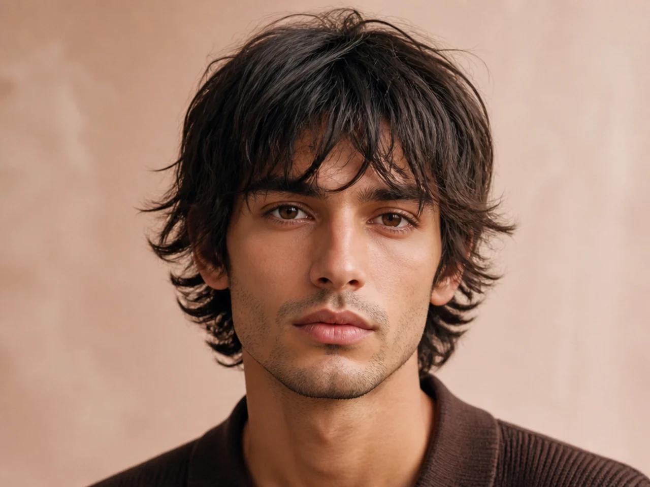 See Through Bangs for Long Wavy Hair