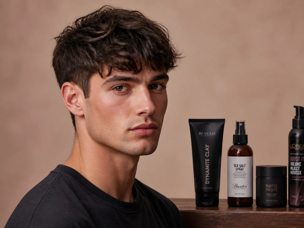 What are the best products to style a fringe haircut for men?