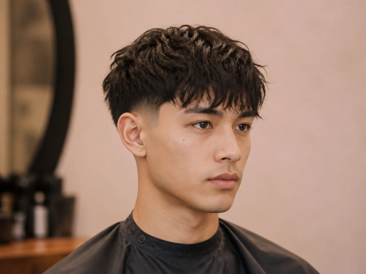 What is a fringe haircut male?