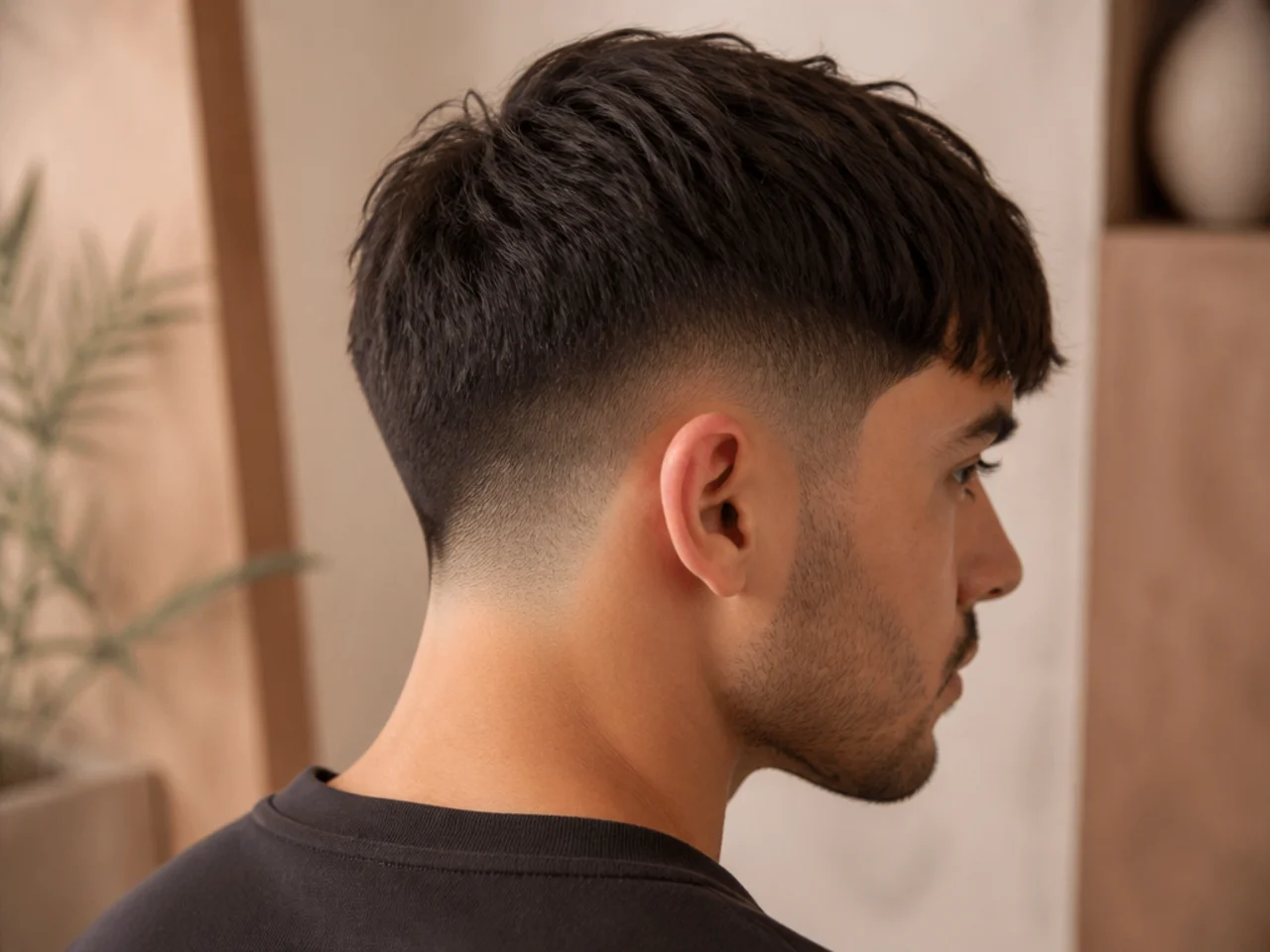 A crop and a fringe on a receding hairline