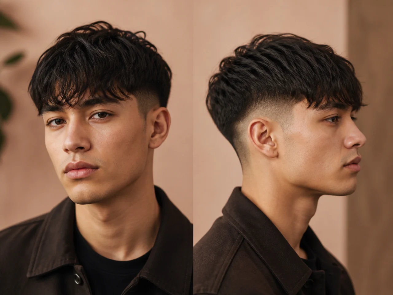 Forehead coverage compared between a crop and a fringe