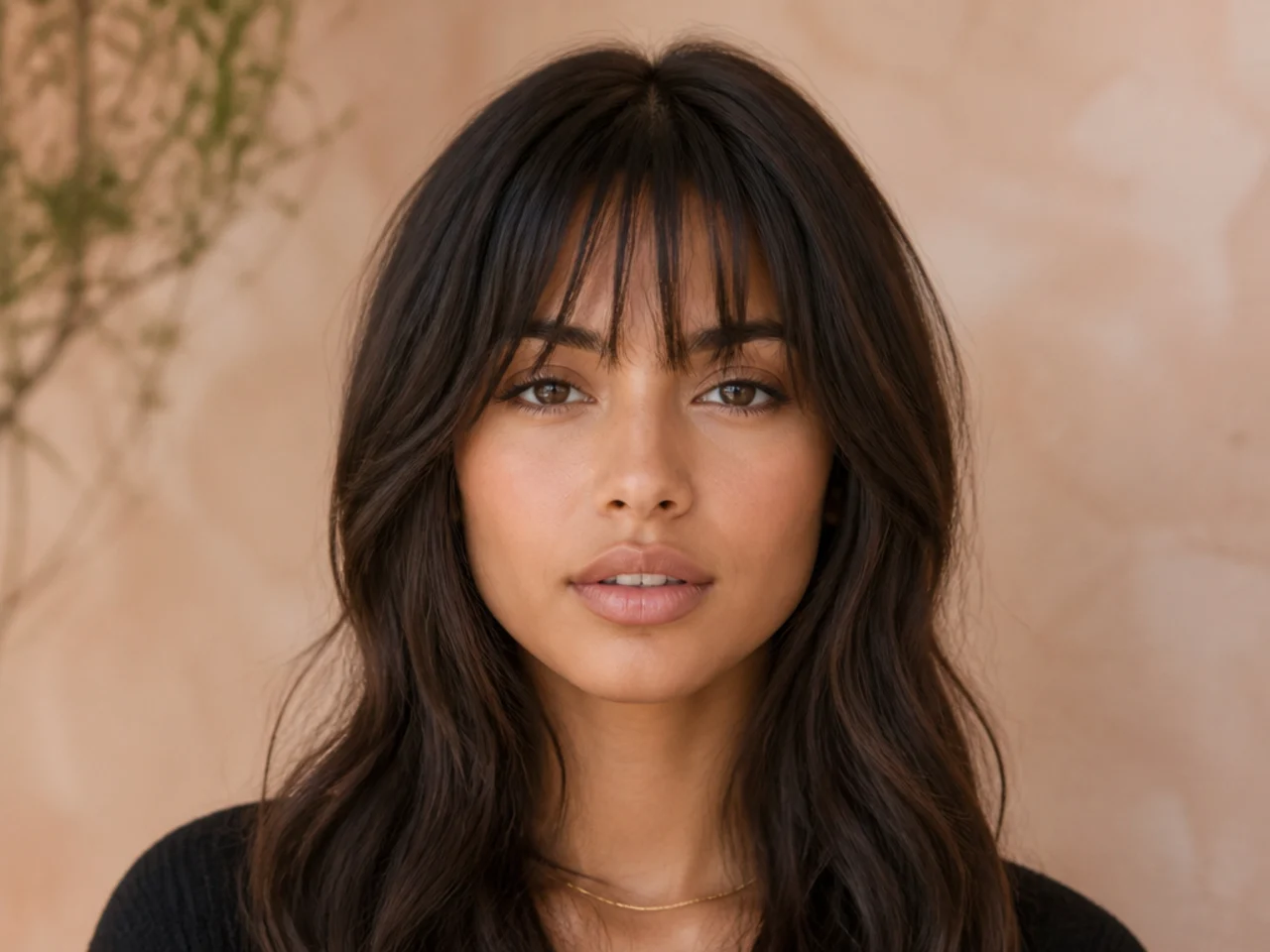 A piecey separated full fringe