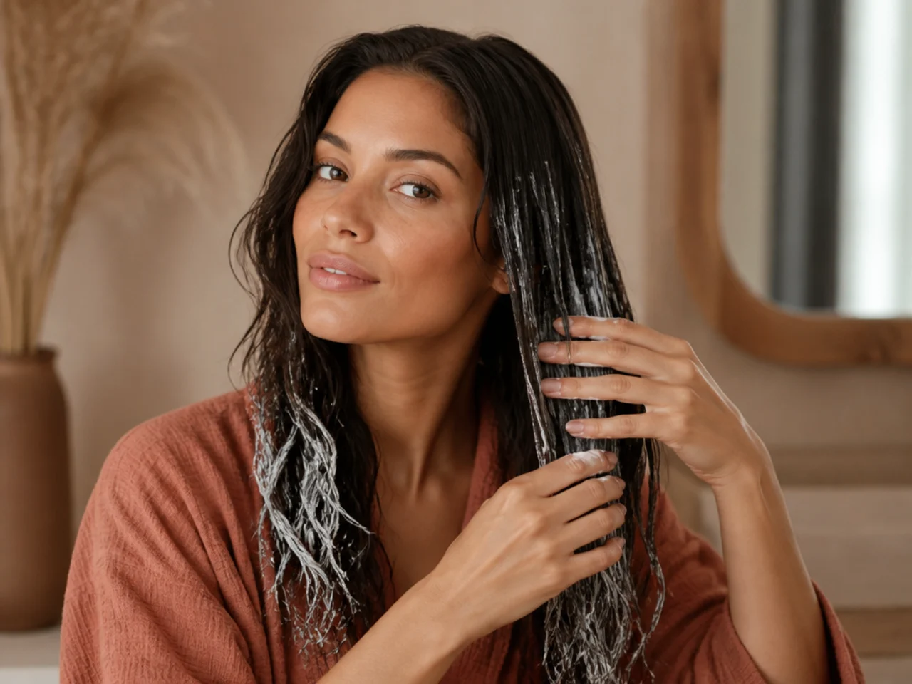 Conditioner applied only to mid-lengths and ends