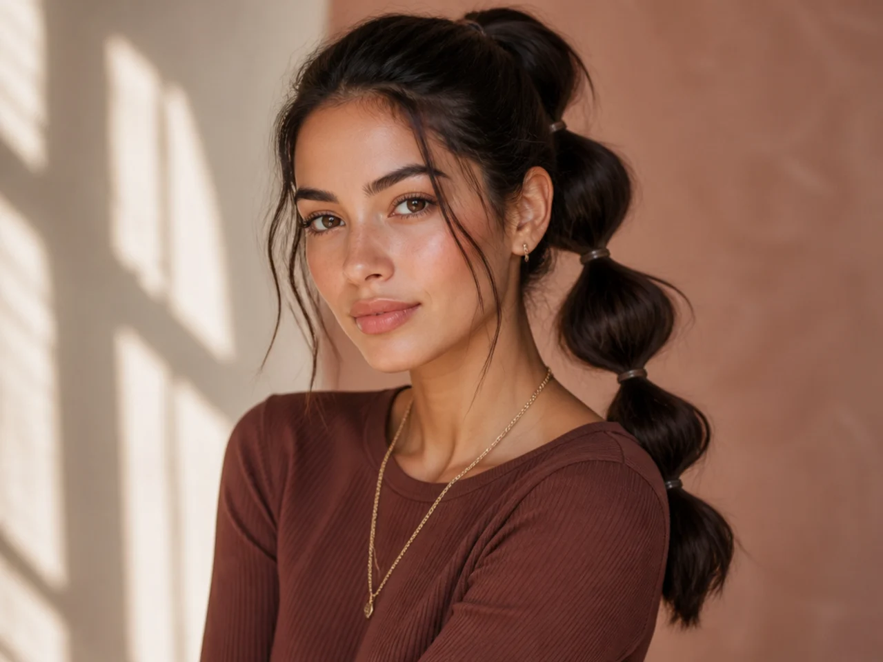 A bubble ponytail