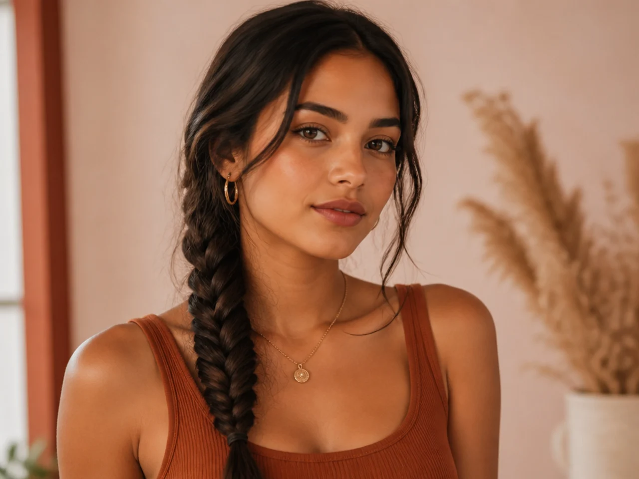 A fishtail braid
