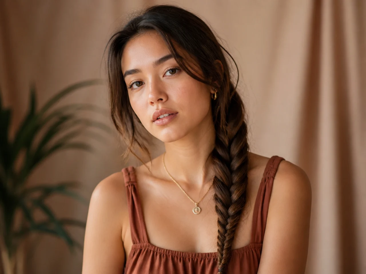 A fishtail braid