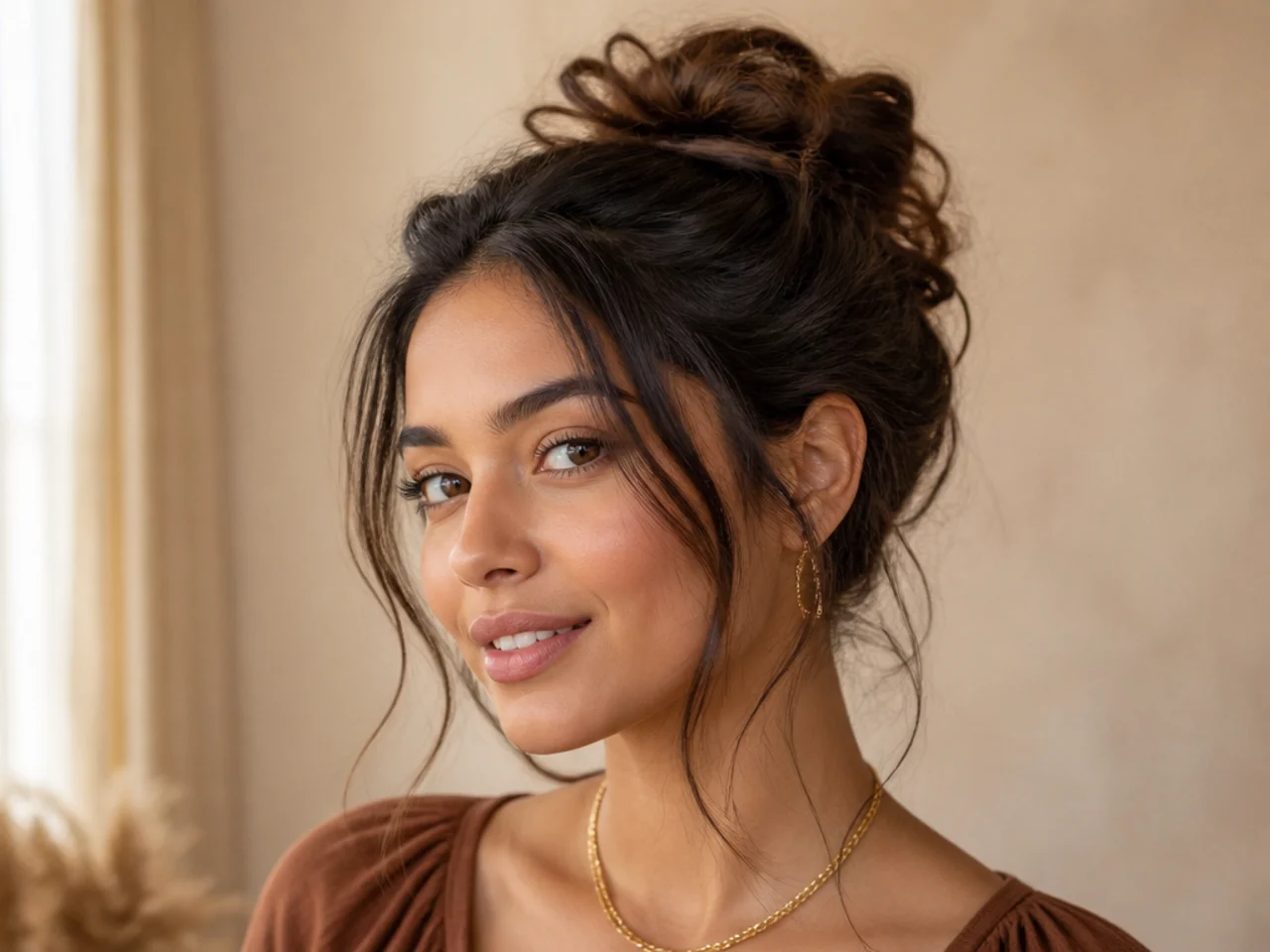 Three-quarter view of a styled day-two look