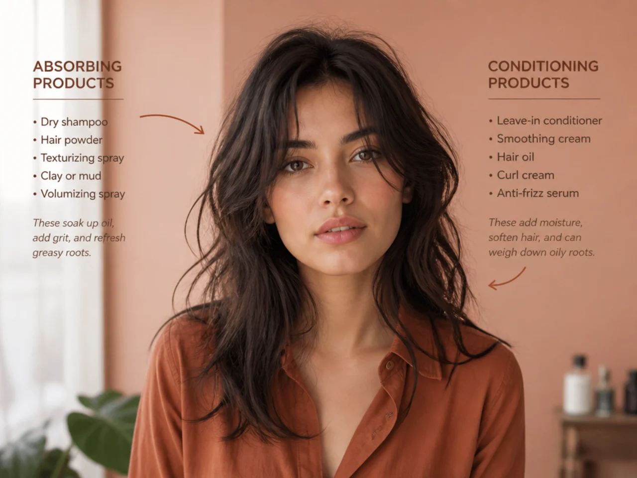 Absorbing products separated from conditioning ones