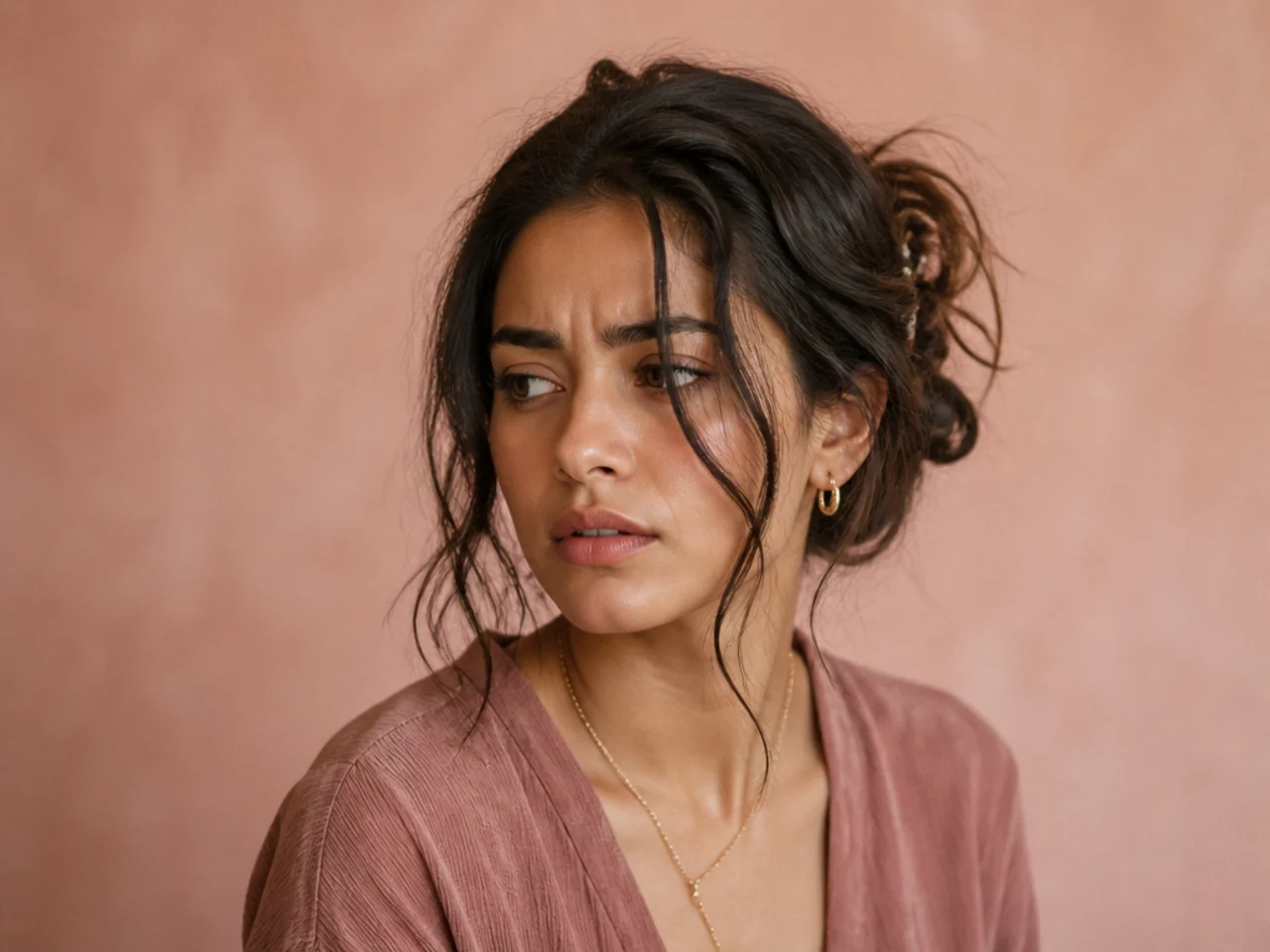 A pinned updo failing on freshly washed hair