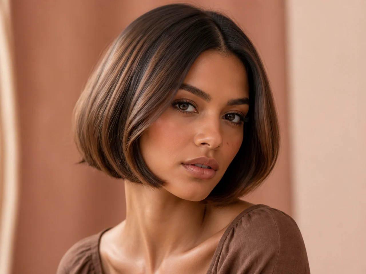 A bob with a deeper root