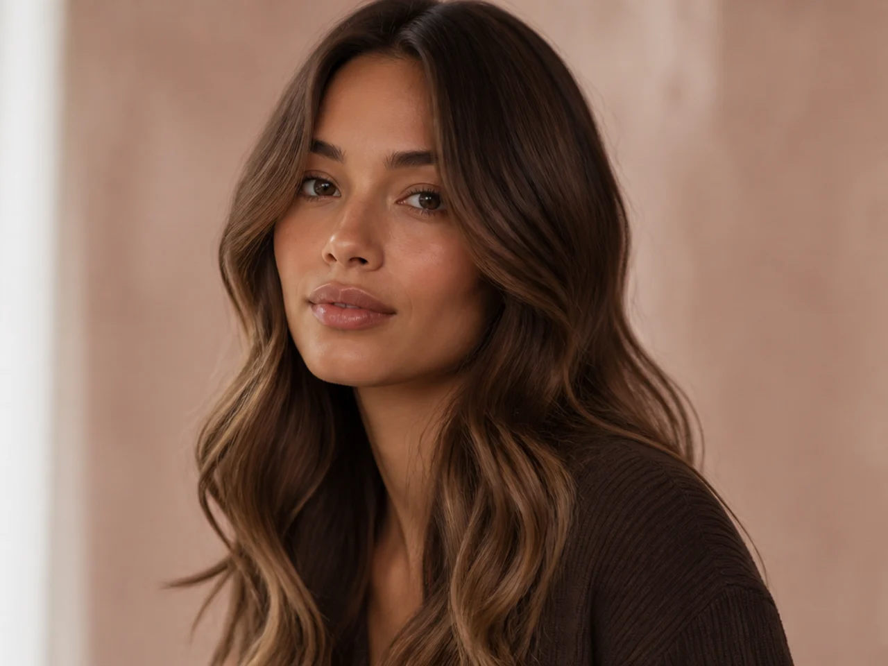 Milk chocolate brown hair