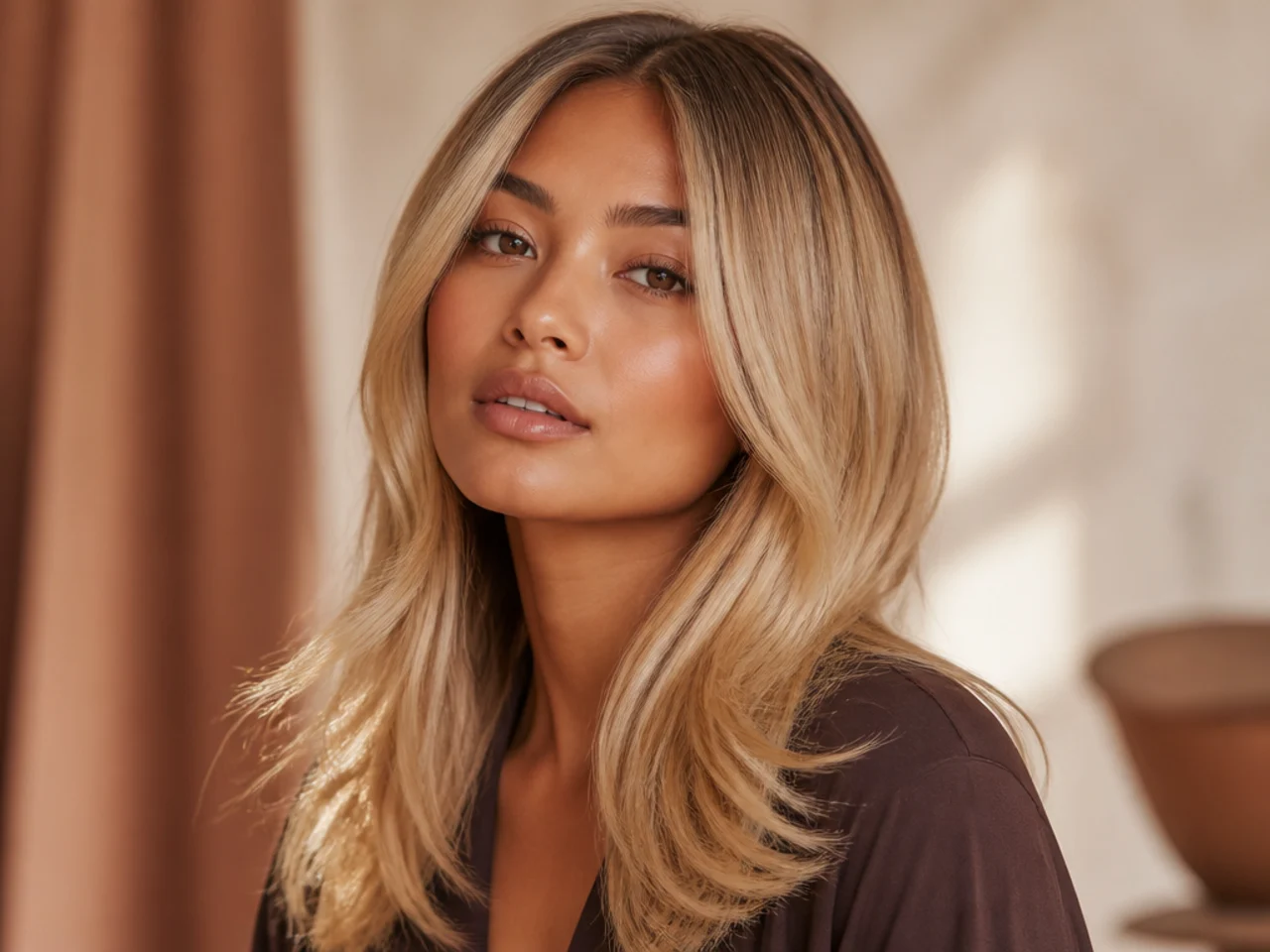 Blonde hair at five weeks with warmth returning