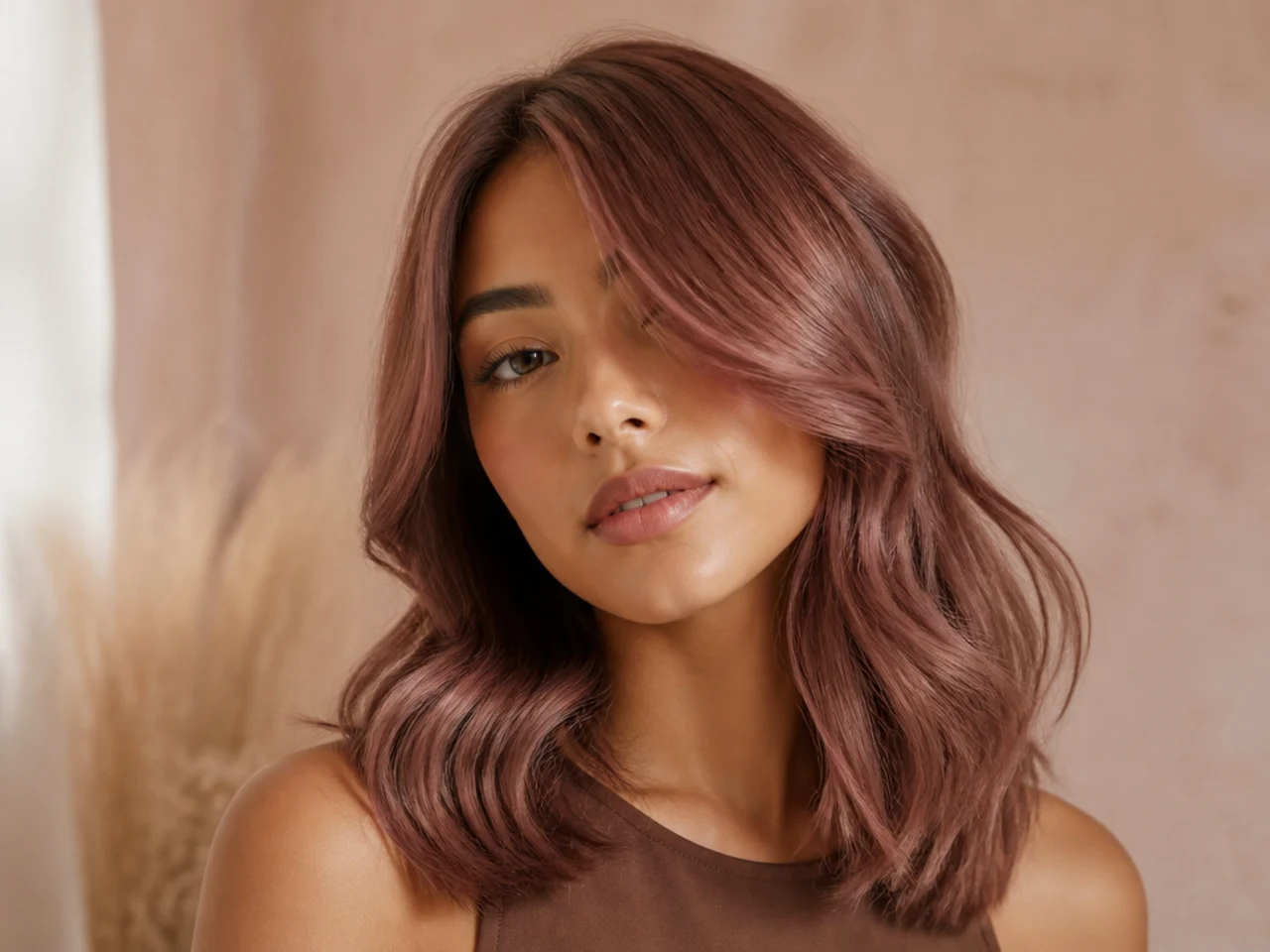 Rose brown hair colour