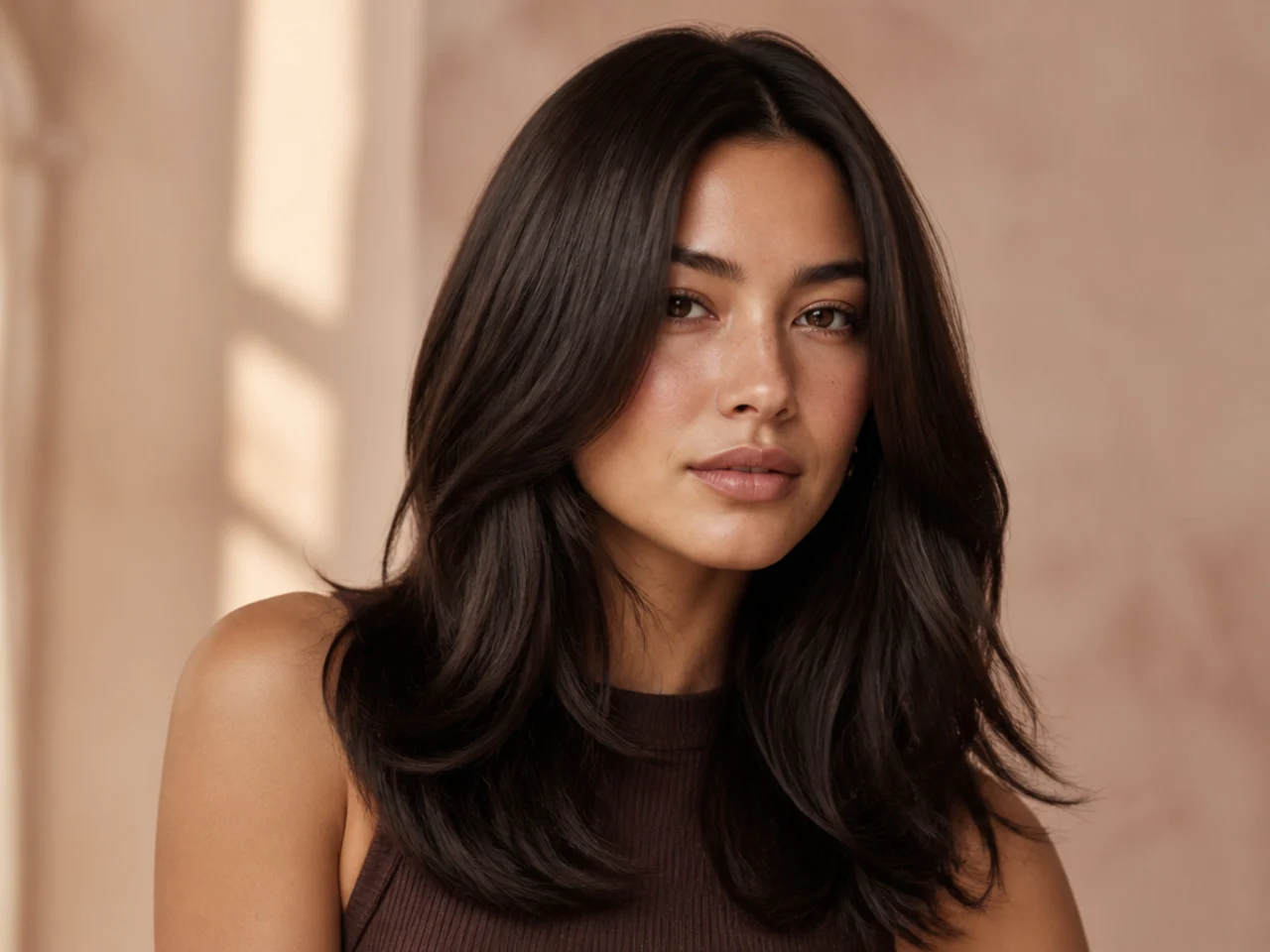 Deep espresso hair colour