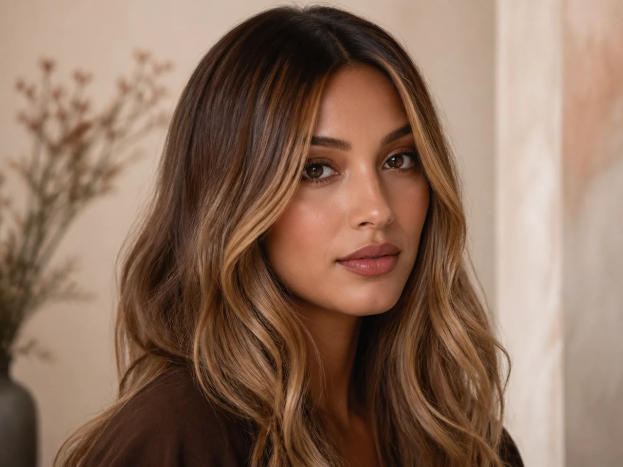 Bronde hair with a deep root