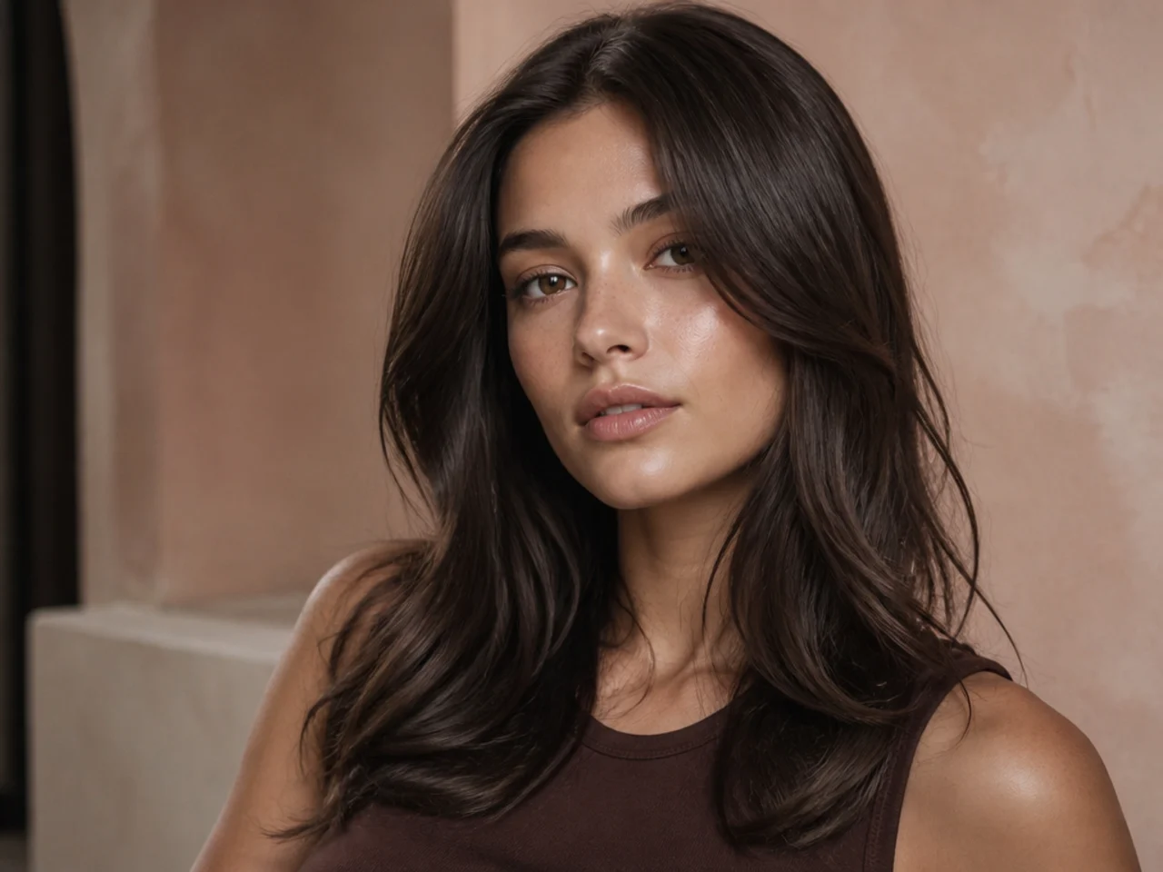 Cool-toned brunette hair