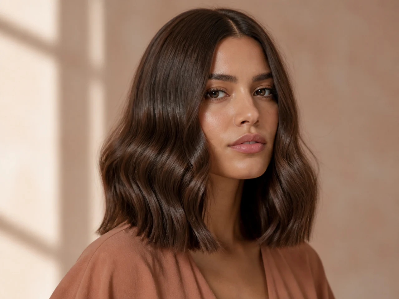 Middle-parted waves with a blunt perimeter