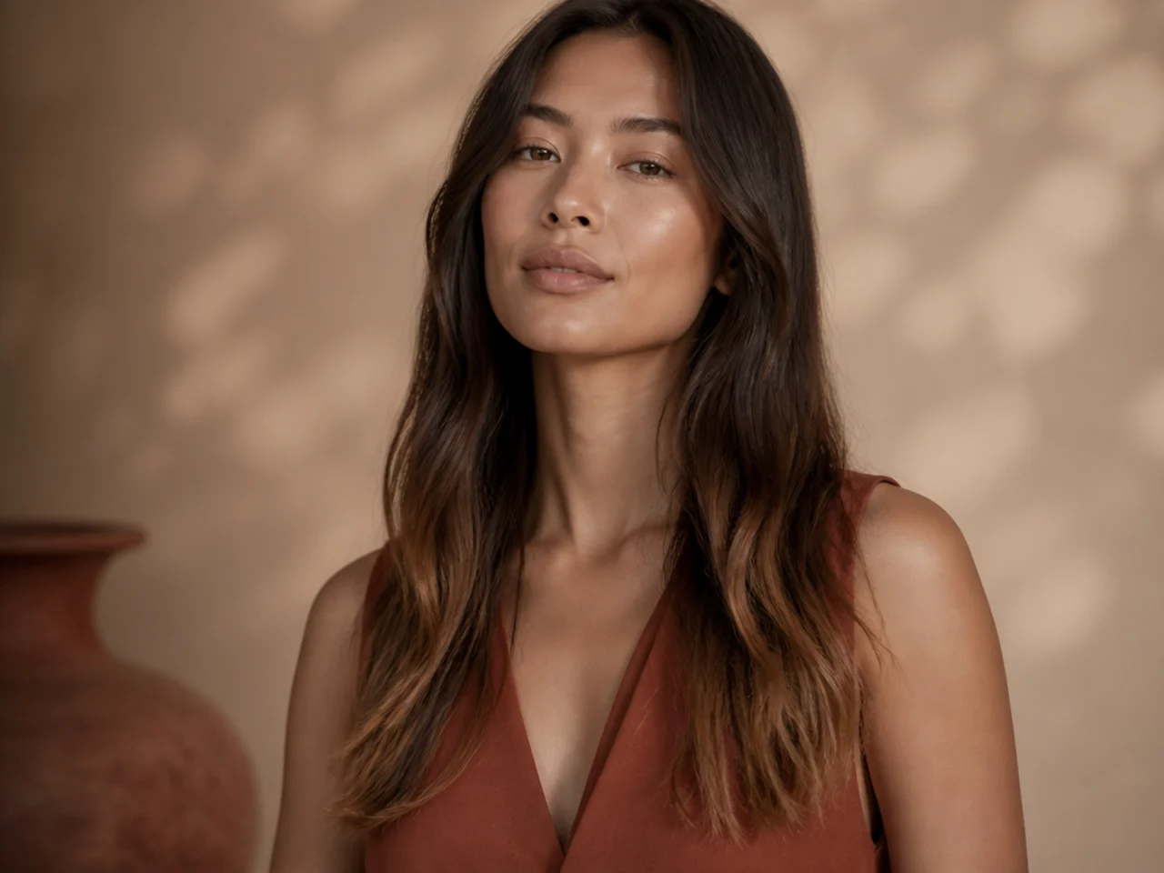 Long hair at ten weeks with lighter ends